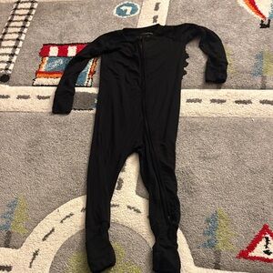 Little Sleepies Black Kids Footie One Piece